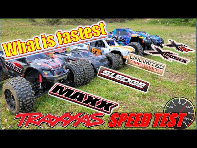 What Traxxas car is fastest - We tested the top speed on all trucks