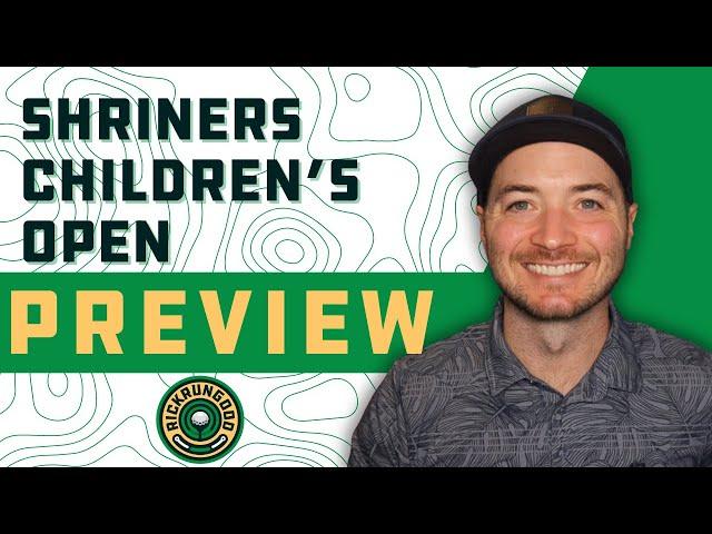 Shriners Children's Open | Fantasy Golf Preview & Picks, Sleepers, Data - DFS Golf & DraftKings