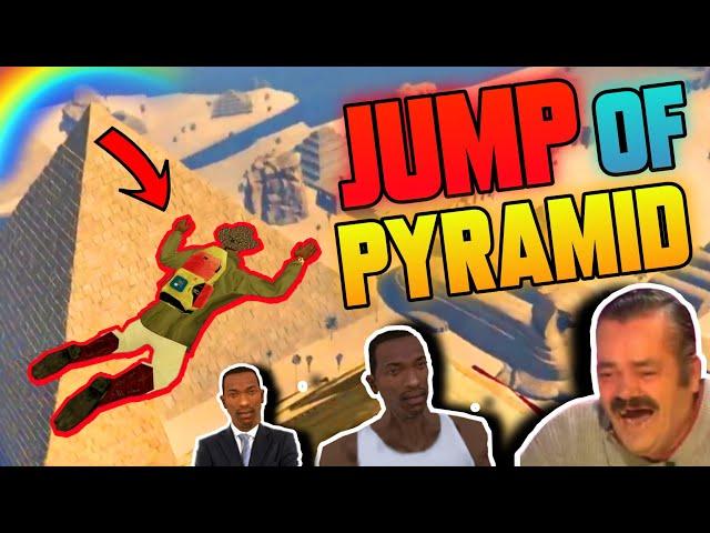 i JUMPED from TOP of PYRAMID (Funny Moments) 