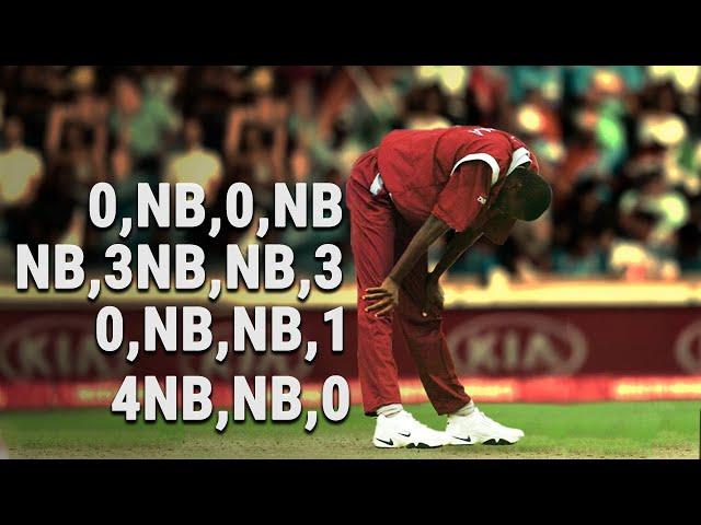 Curtly Ambrose Bowls 9 No-Balls in an Over, 15 in Two | Story Of The Longest Over In Cricket History