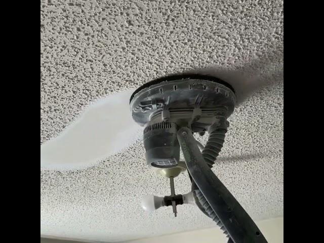 Removing Popcorn Ceiling with Festool Planex Easy