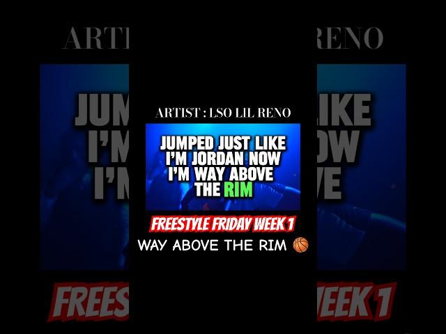 Freestyle Friday Week 1 by LSO Lil Reno #freestyle #cypher #freestylefriday