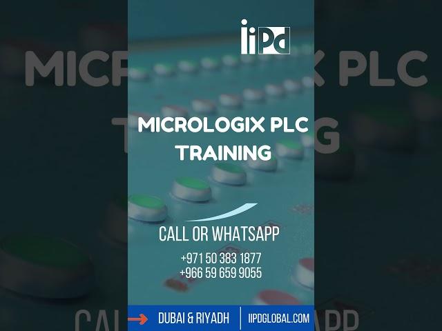 Allen Bradley Micrologix PLC Course in Dubai and Riyadh | #1 Training Institute