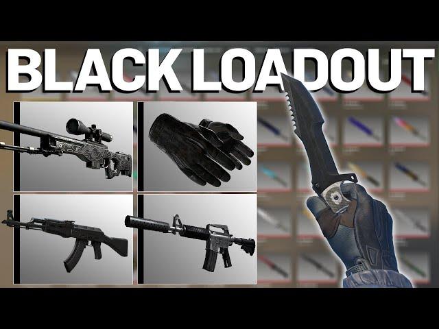 This BUDGET BLACK Themed CS2 Loadout is INSANE! Cheap & Expensive