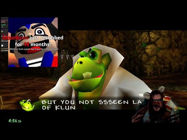 I hate Banjo Tooie and chat made me play it