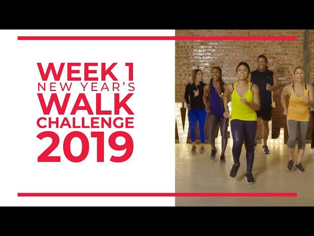 New Year's Walk Challenge 2019 - Week 1 | Walk at Home