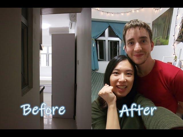 Small Studio Apartment Makeover On A Budget | Hong Kong