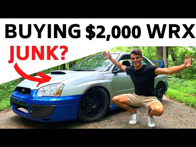 BUYING A SUPER CHEAP SUBARU WRX... Just $2000! [BUDGET BLOBEYE BUILD EP 1]