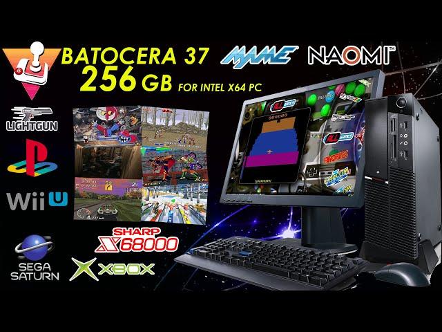 Batocera 37 full 256 gb image for pc X64