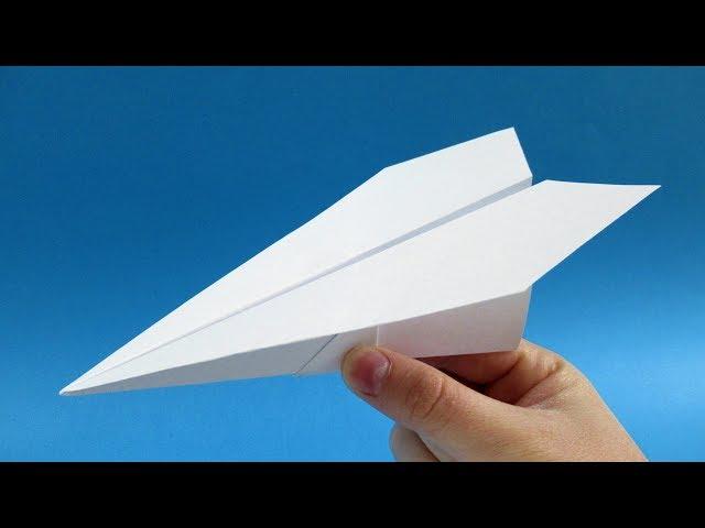 How to make a Paper Airplane - BEST paper airplanes that FLY FAR - cool origami avion en papier