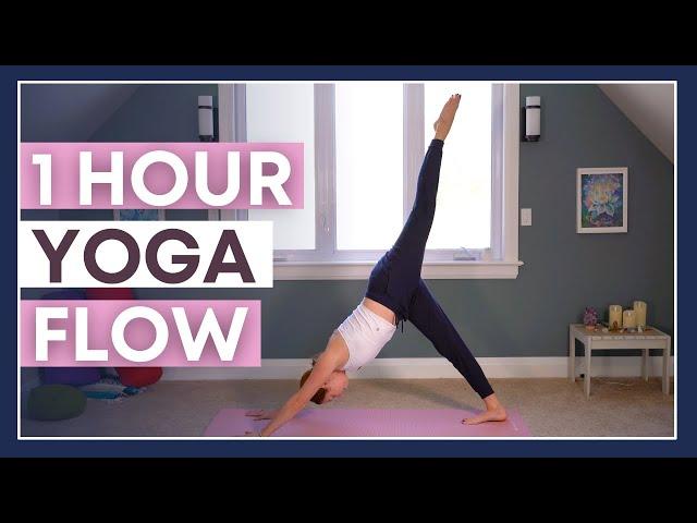 1 Hour INTERMEDIATE Vinyasa Yoga - Flexibility, Balance & Strength