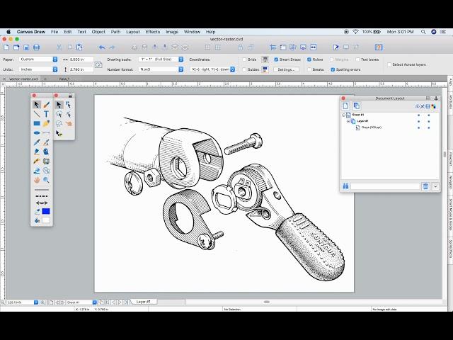 Canvas X Draw Using the Auto Trace Tool