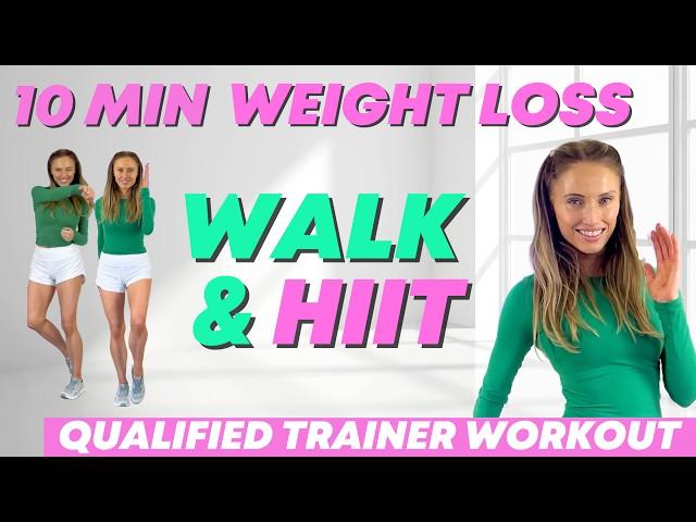 Walk at Home  Walking Exercise for Weight Loss  10 Minute Walking Workout - Daily Workout at Home