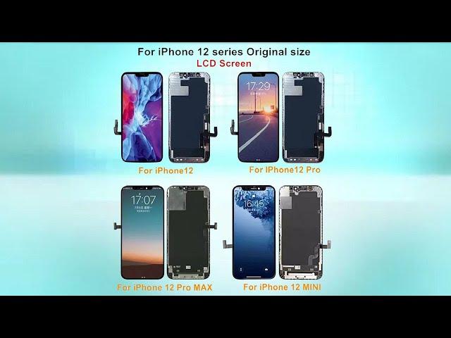 IPhone X XR Xs Max 11 Pro Max 12 Pro Max LCD/OLED Display Touch Screen Digitizer Assembly