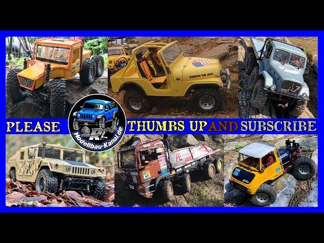 OFFROAD TRUCK TRIAL IN EXTREME SCALE TRIAL PARCOUR