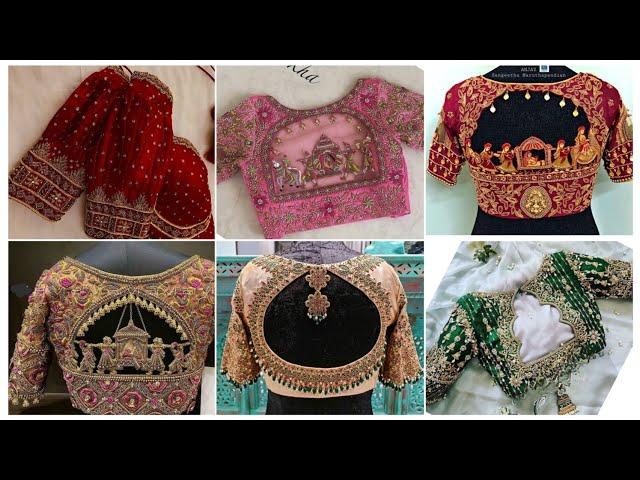 30 Stunning Bridal Blouse Designs | Latest Maggam Work Blouse Design ideas | @Sohagfashion731