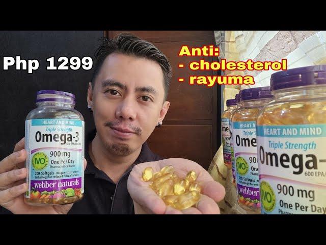 NURSE REVIEWS WEBBER NATURALS OMEGA 3 WITH VITAMIN E TO LOWER TRIGLYCERIDES & IMFLAMMATION