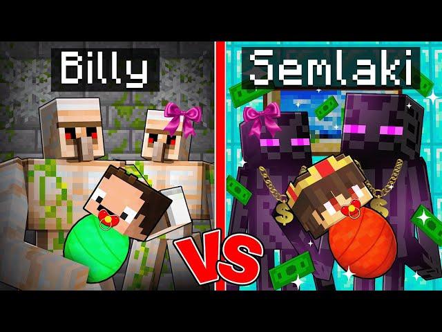 Billy ARM vs Semlaki REICH Mob Familie in Minecraft!