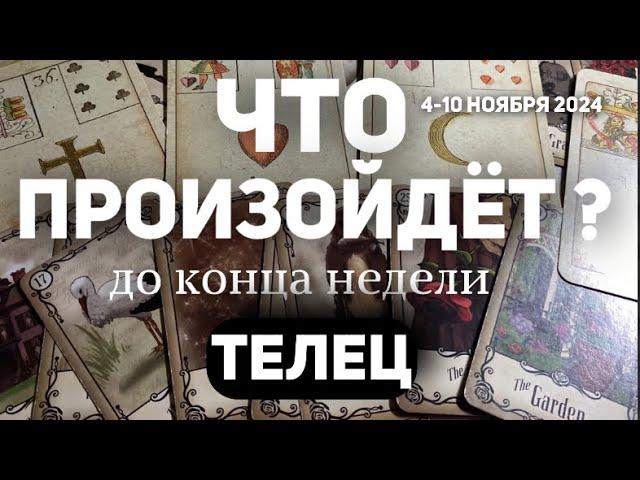 ТЕЛЕЦ Таро прогноз на неделю (4-10 НОЯБРЯ 2024). Расклад от ТАТЬЯНЫ КЛЕВЕР