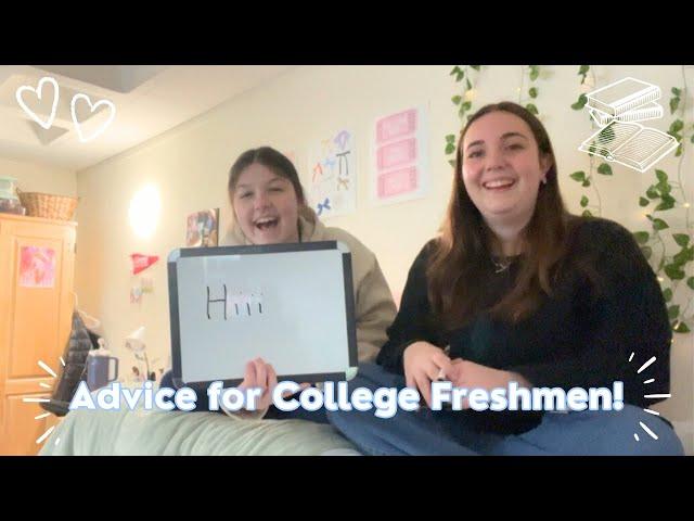 college advice from 2 introverted freshmen