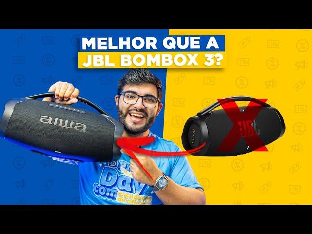 COMPREI a CAIXA de SOM que ta DESBANCANDO A JBL BOOMBOX! Aiwa Boombox 200W! (mais em conta)