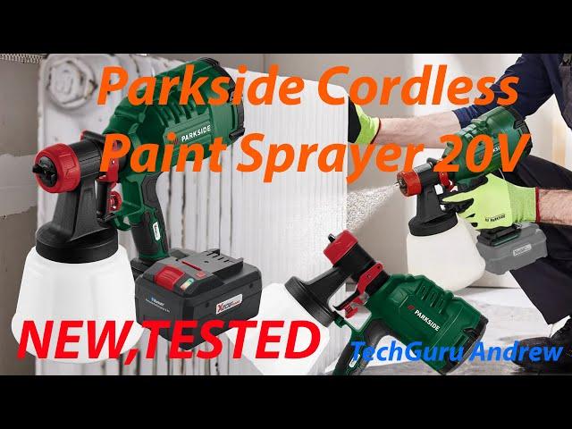 Parkside Cordless Paint Sprayer 20V PFSA 20 Li B2