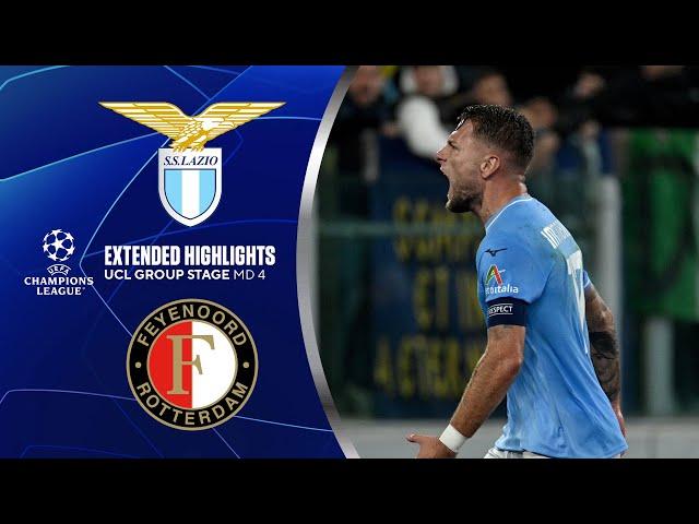 Lazio vs. Feyenoord: Extended Highlights | UCL Group Stage MD 4 | CBS Sports Golazo