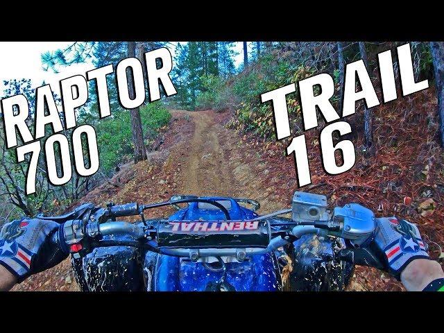 Raptor 700 ATV Adventure Riding on Trail 16 Motovlog by TrailBlogger