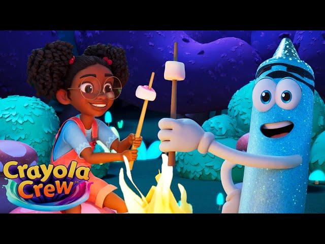 Spooky Halloween Stories & Camping with @CrayolaCrewOfficial | Fun & Colorful Cartoons for Kids