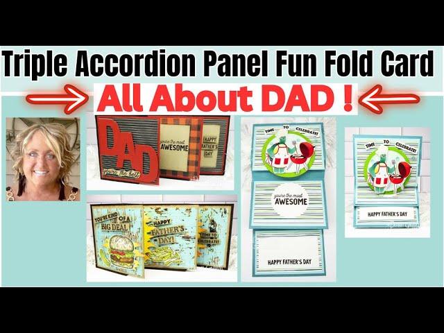 Triple Accordion Panel Fun Fold Card