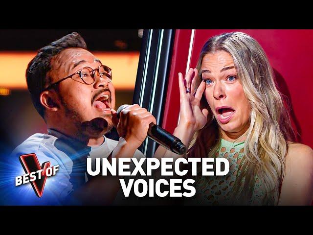 UNEXPECTED VOICES That BLEW the Coaches Away in the Blind Auditions of The Voice