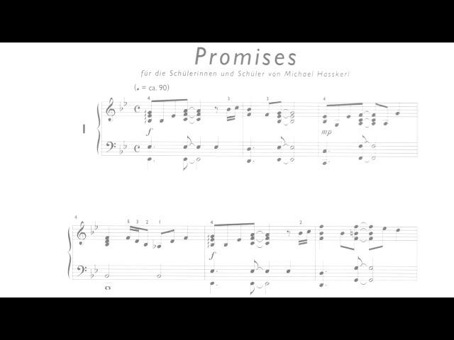 Daniel Hellbach: Promises for piano solo from RockBallads Vol. 3