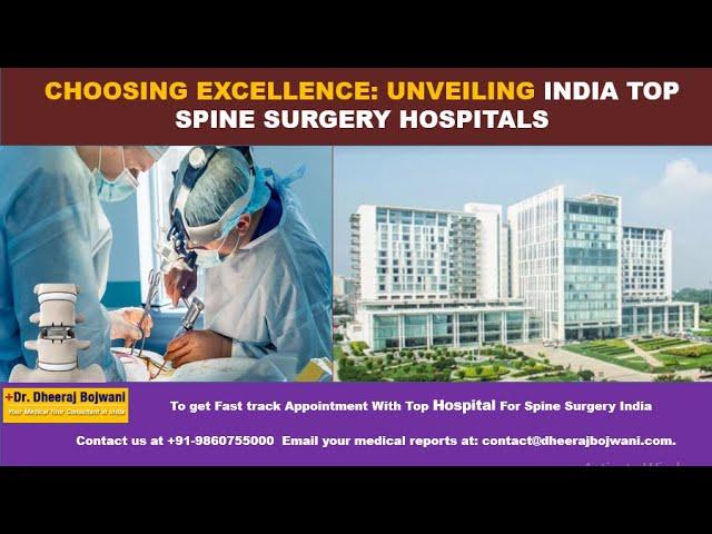 Top Hospital For Spine Surgery India | Dheeraj Bojwani Consultants