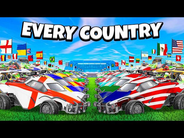 Every Country Fights For $1000 in Rocket League!