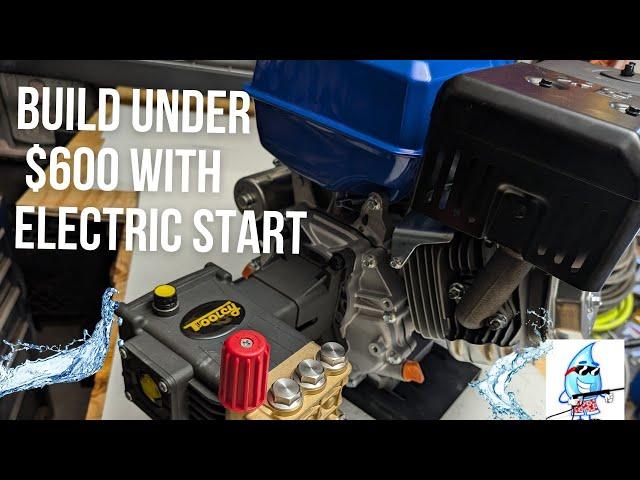 4GPM Electric Start Pressure Washer Build for Under $600