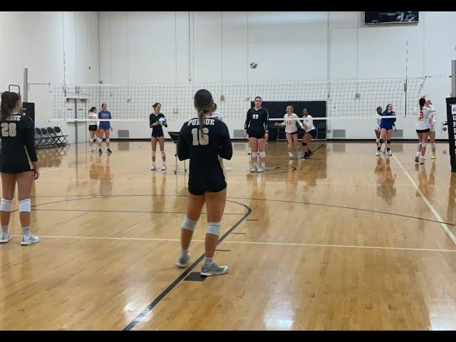 PUWVBC Boilermaker Blackout Black vs DePaul