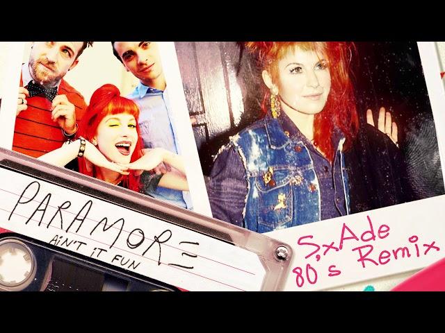 Paramore - Ain't It Fun (SxAde Synthwave Remix) | 80's