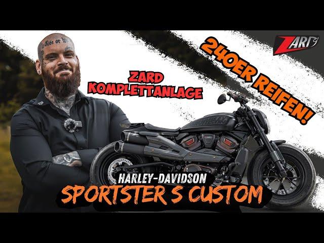 Harley-Davidson |  Sportster S |  240er Umbau |  Zard Anlage