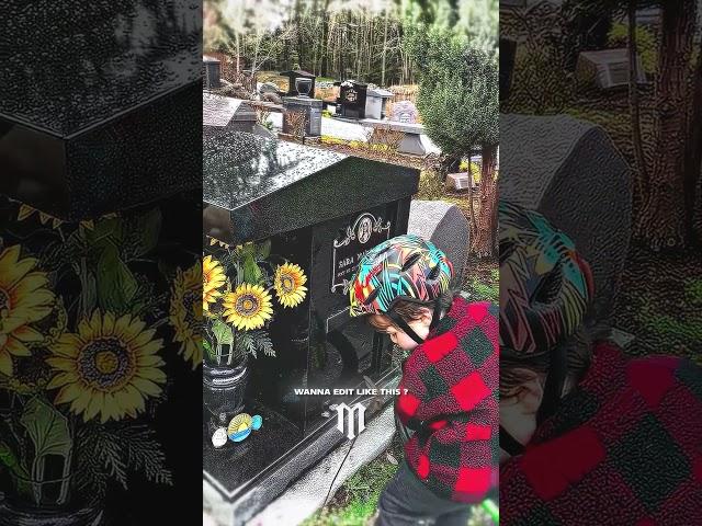 A little boy kisses his mother's grave #motivation #mindset #real #hopecore #sad #mom #love #kid