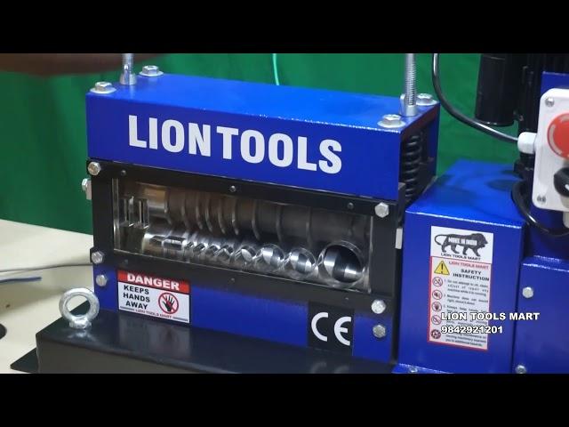 Wire Stripping Machine 1 hp Lion Tools Mart 9842921201