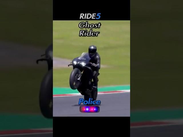 RIDE5-Ghost Rider, Police Chasing #ride5 #motorcycle #shorts