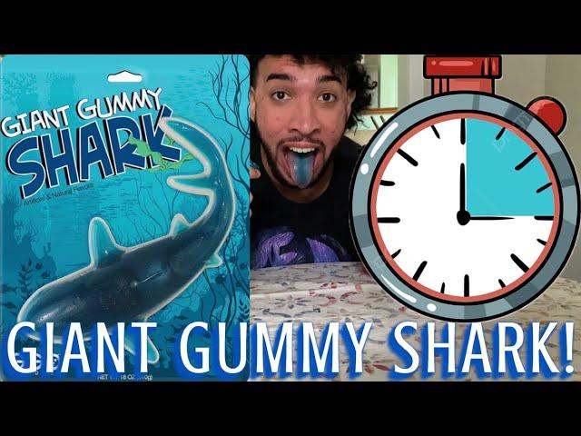 Giant Gummy Shark Challenge! (1,680 Calories)