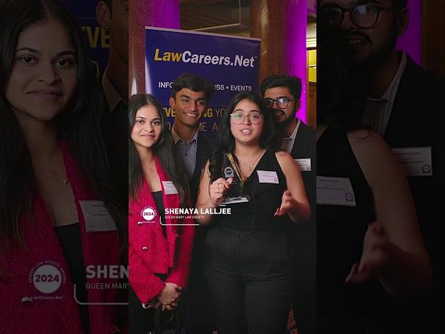 Best society for first-year students | Student Law Society Awards 2024 | #shorts