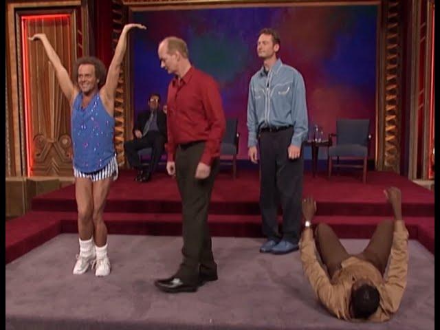 Richard Simmons on "Whose Line Is It Anyway" (2003) sketch from S5 E17 -- "Living Scenery"