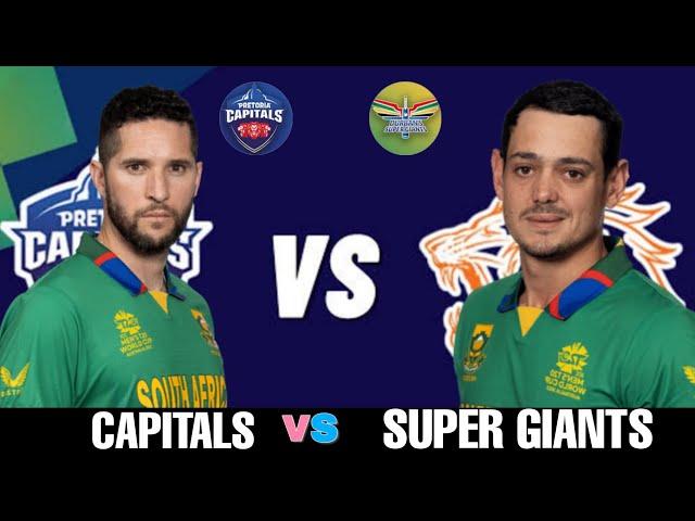 Live  : Pretoria Capitals vs Durban Super Giants ,28th Match | Cricket Score, Commentary