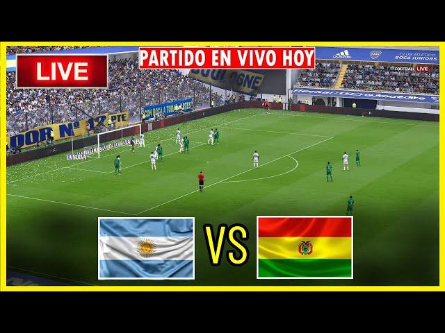 Argentina vs Bolivia | Eliminatorias Sudamericanas 2024 | Partido Completo Hoy eFOOTBALL