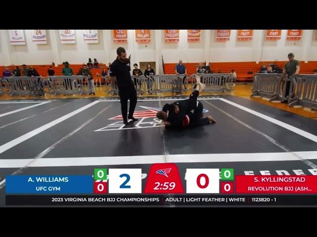 American Grappling Federation 2023 | Virginia Beach, Virginia | 145 LBS | Gi | White Belt