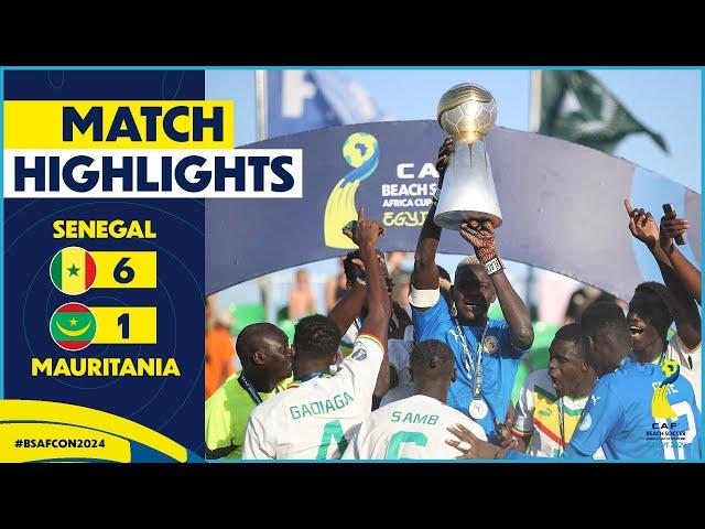 HIGHLIGHTS | Senegal   Mauritania - #BSAFCON2024 - Final | ملخص مباراة السنغال وموريتانيا