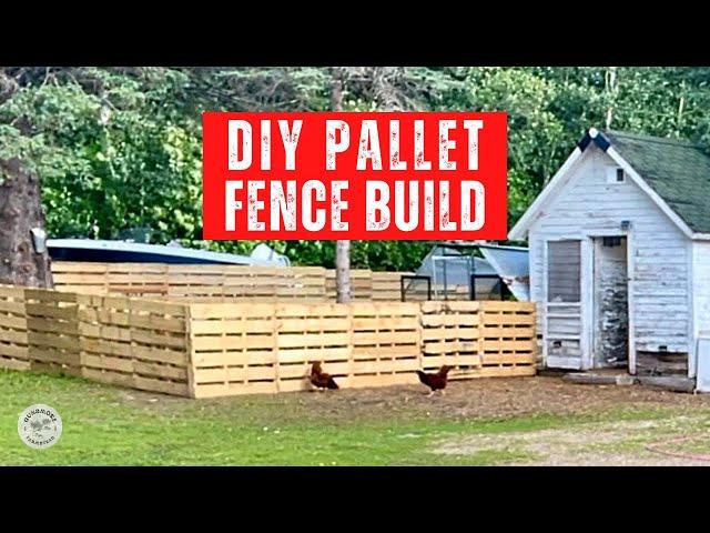 Simple DIY Pallet Fence