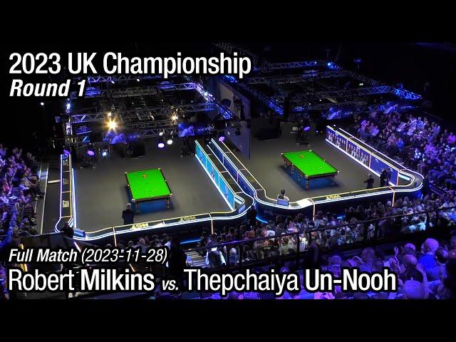 2023 UK Championship Round 1: Robert Milkins vs. Thepchaiya Un-Nooh (Full Match)